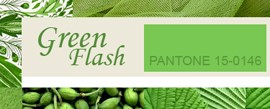 Green Flash / Зеленая вспышка (Pantone 15-0146)